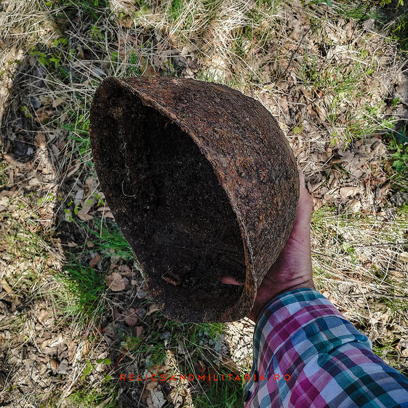  Russian Army ww2 helmet found while metal detecting in Romania