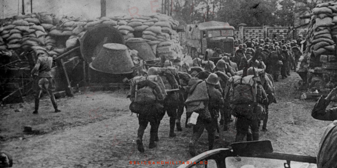 Romanian Army Militaria - backpack used by soldiers in World War Two