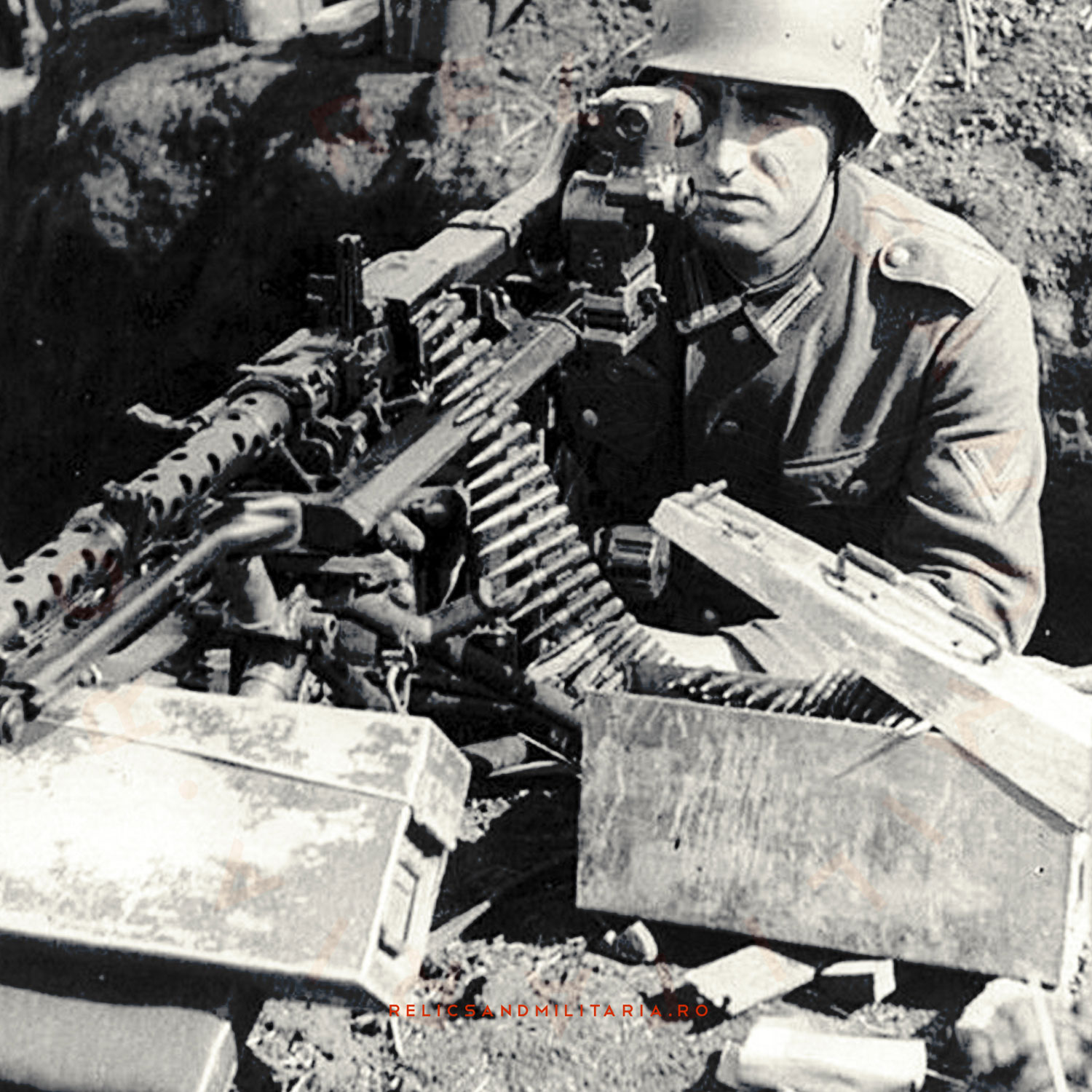  WW2 German MG 34 42 aluminium ammo box Patronenkasten 34