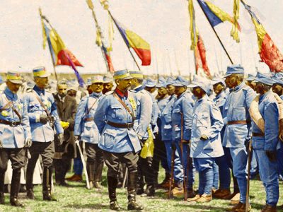 Colorized photographs of the Romanian Army in World War One