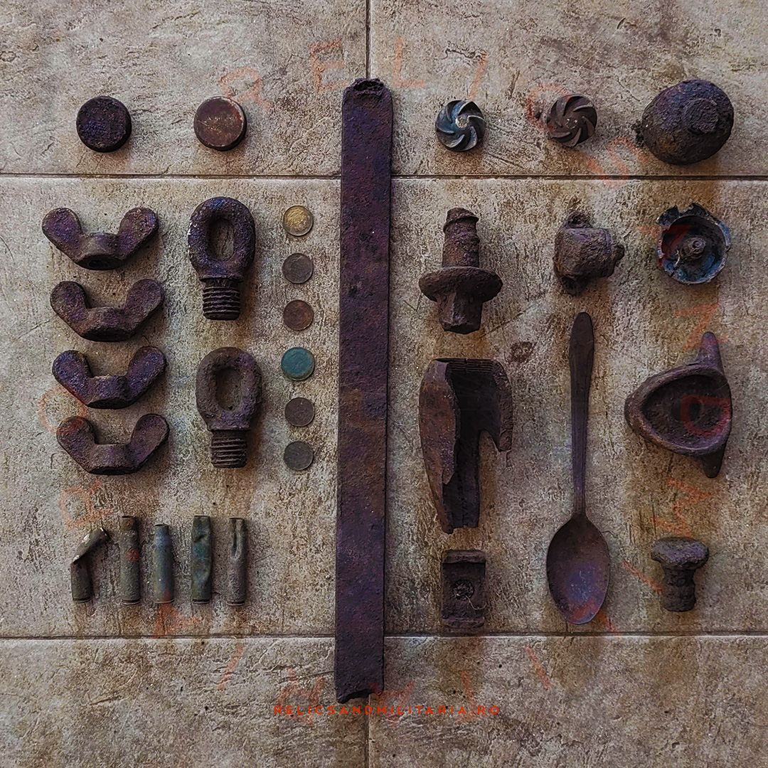 1 WW2 German Luftwaffe depot relics metal detecting in Romania