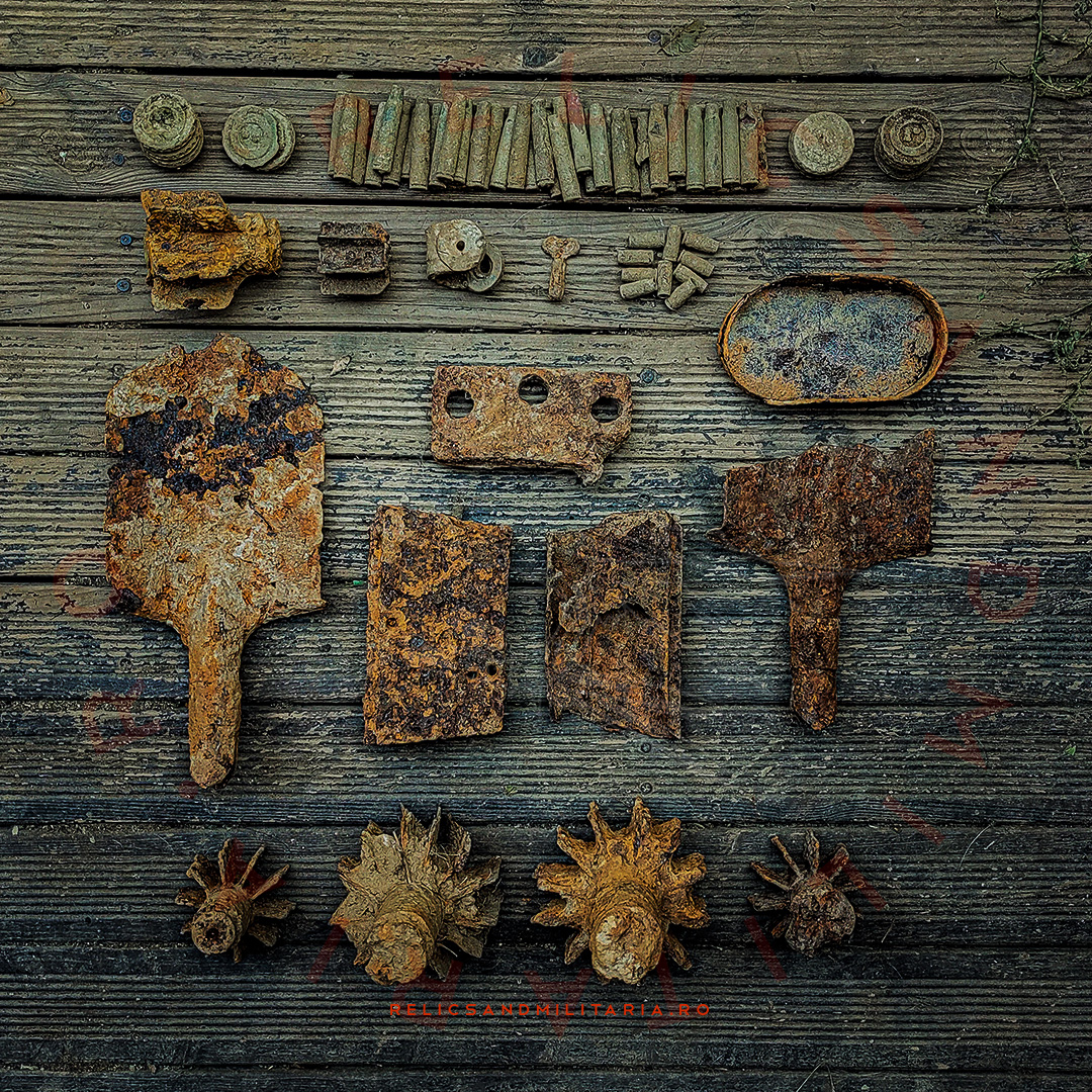 1 WW2 Wehrmacht and Red Army Russian relics metal detecting in Romania