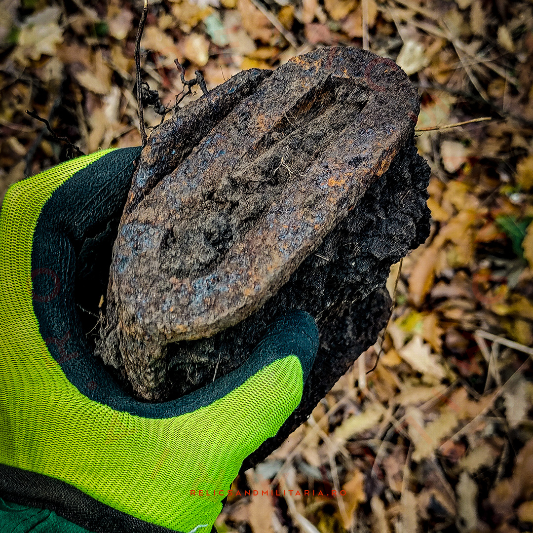 10 Red Army Russian WW2 Relics found metal detecting in Romania horseback riding ladder