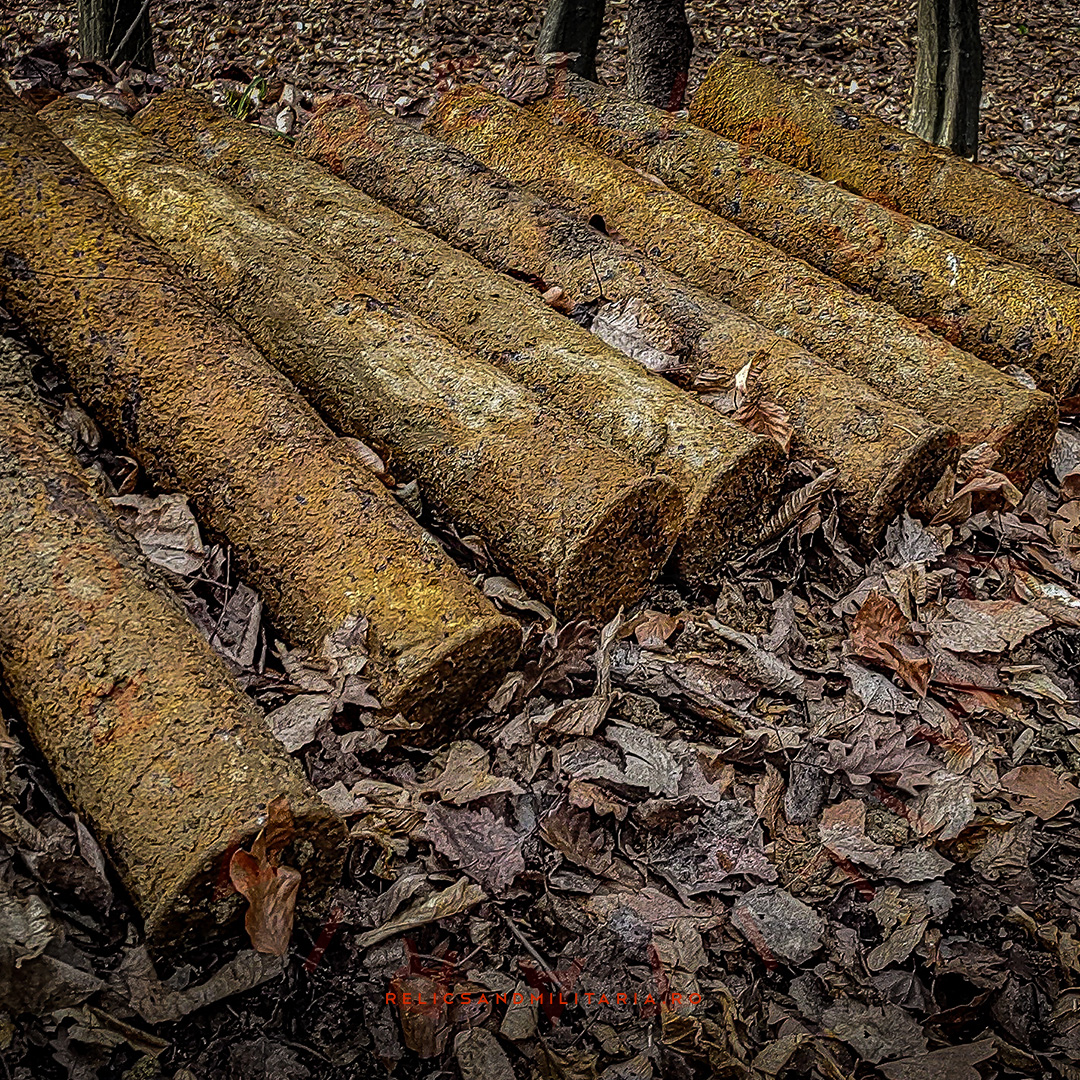 12 Flak 88 cartridge cases ww2 relic in Romania