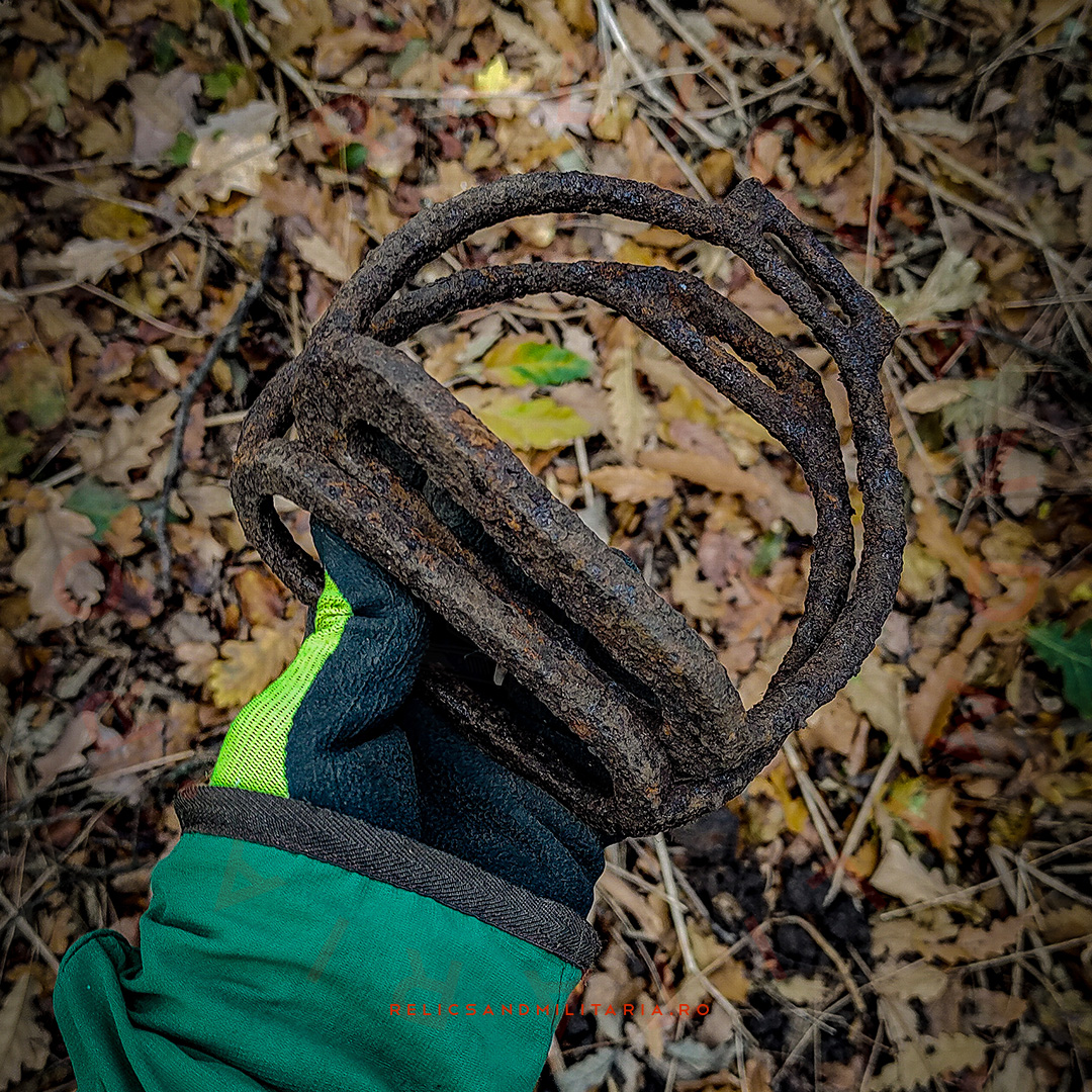 12 Red Army Russian WW2 Relics found metal detecting in Romania horseback riding ladder