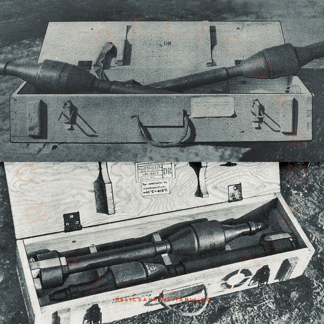 13 Raketenpanzerbüchse 54 kurz RPzB 54 rocket-propelled anti-tank grenade