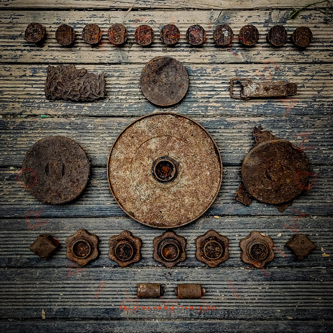 2 Ammo dump - Tellermine 43 anti-tank mine top plates