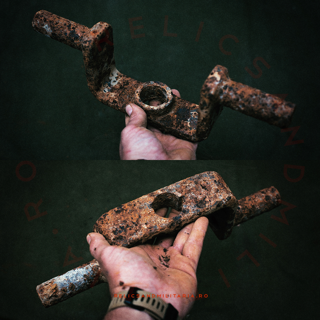 2 Flak 88 leveling jack ww2 relic in Romania