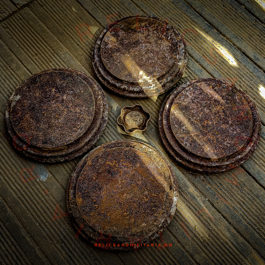 3 Ammo dump - Tellermine 43 anti-tank mine top plates