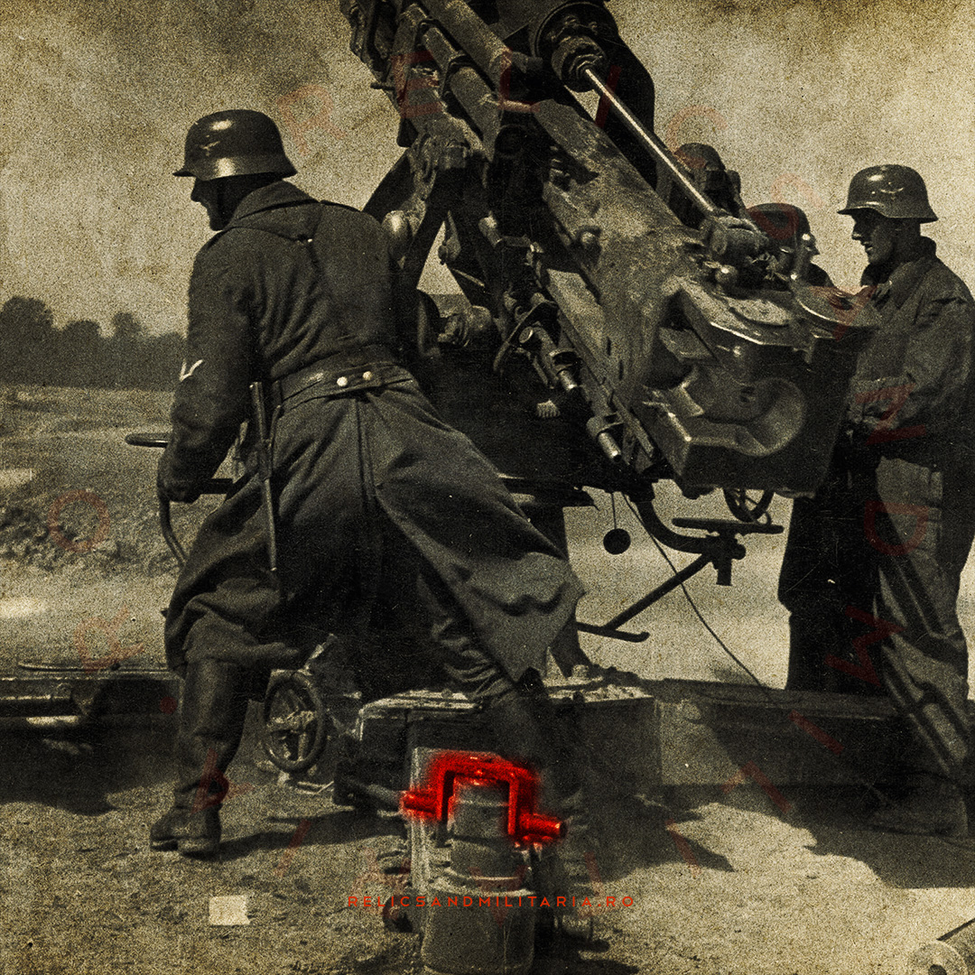 4 Flak 88 leveling jack ww2 relic in Romania