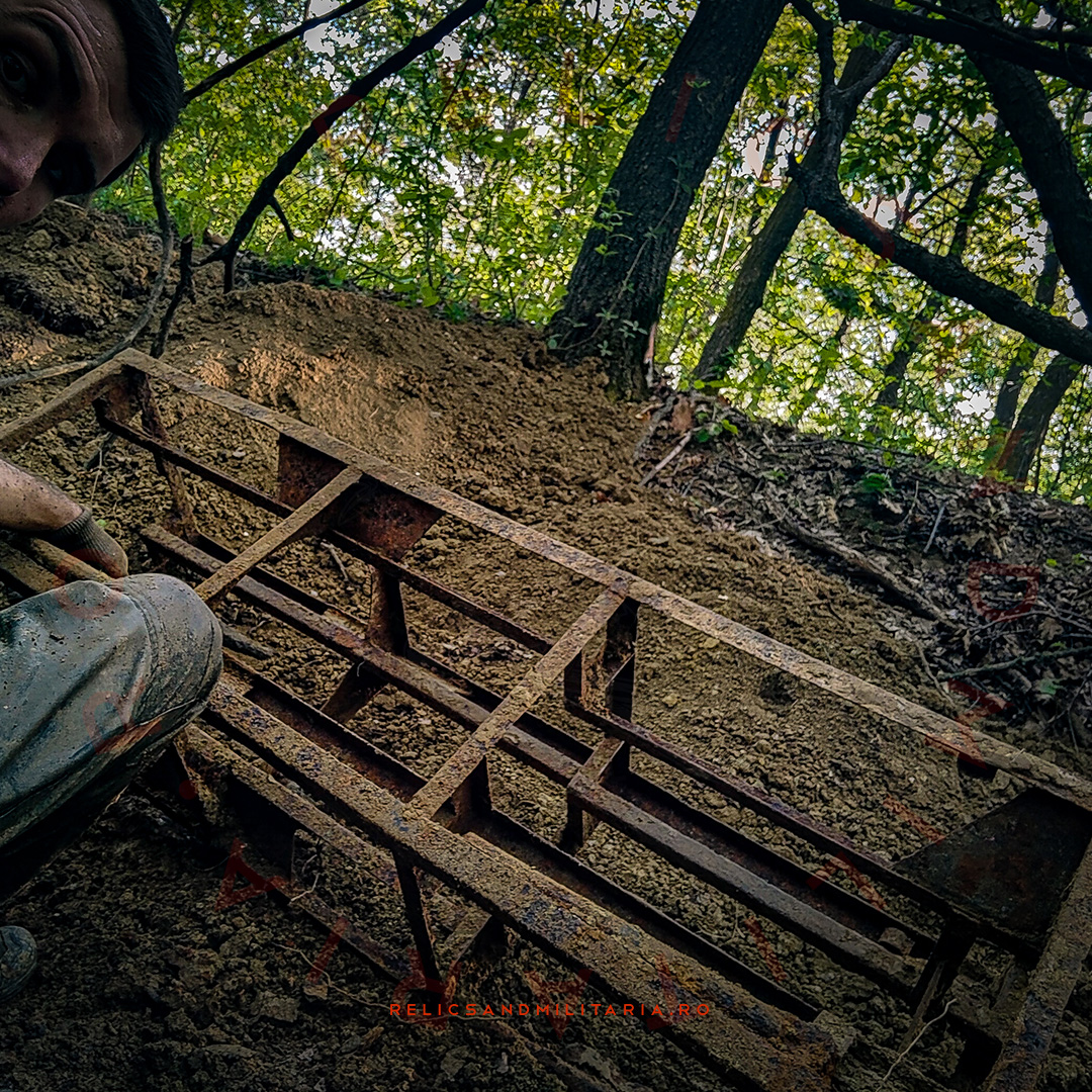 4 Nebelwerfer WW2 German relics metal detecting in Romania