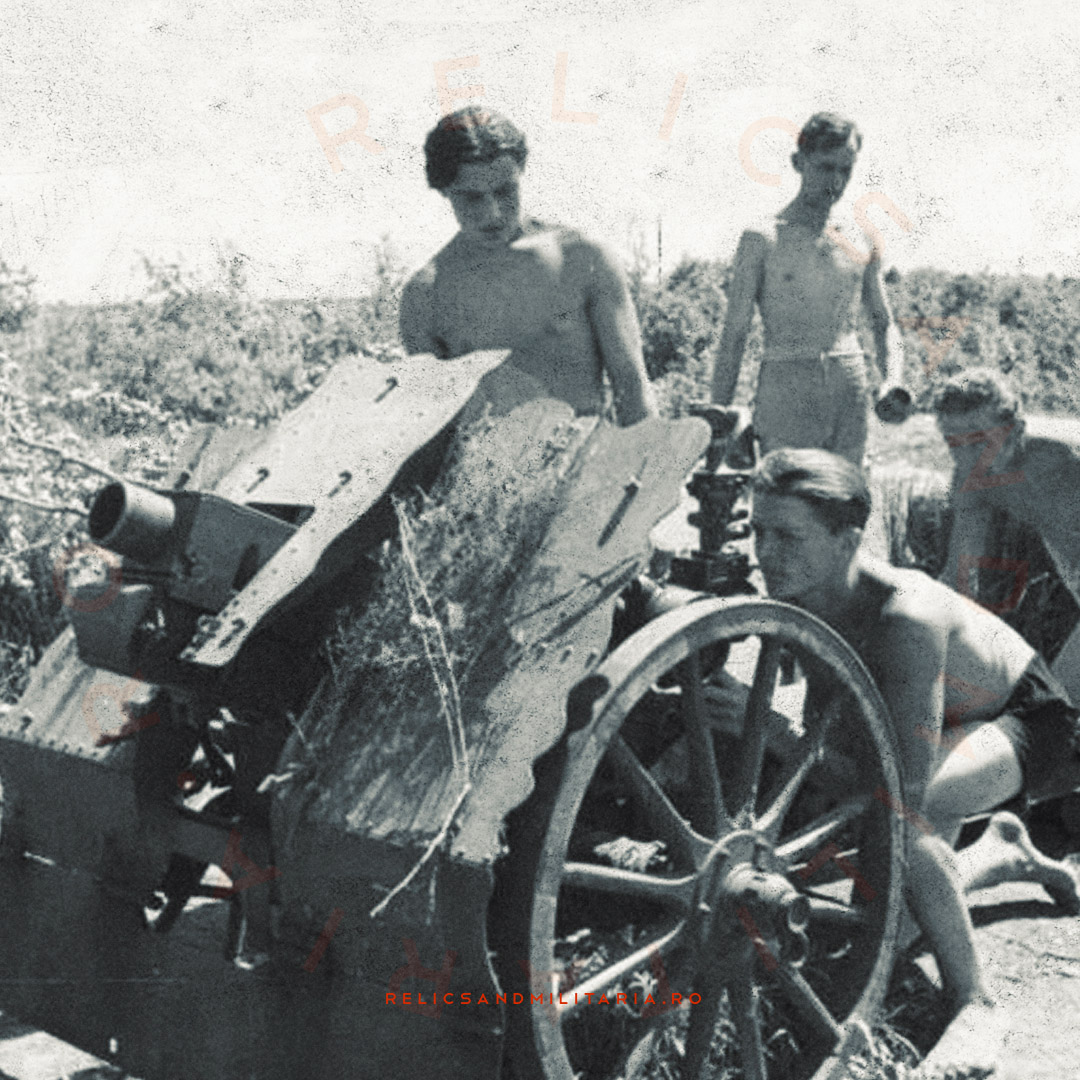 6 75 mm Feldkanone 18 FK 18 field gun used by Germany in World War II