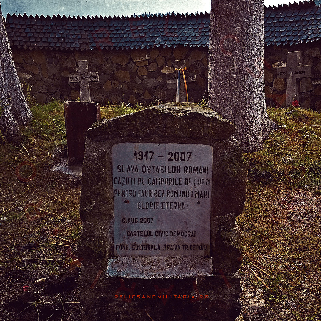 Cimitirul Eroilor din Primul Razboi Mondial Tabla Buții WW1 Romania 