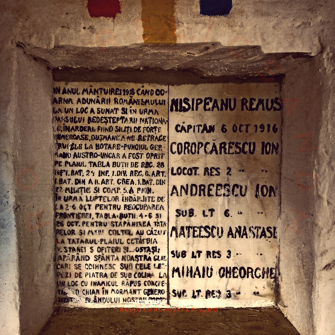 Cimitirul Eroilor din Primul Razboi Mondial Tabla Buții WW1 Romania 