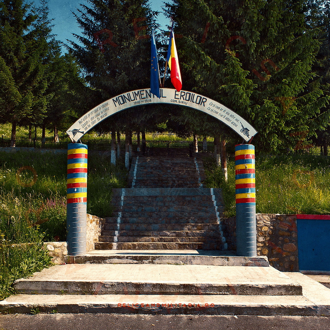 Cimitirul și Monumentul Eroilor din Primul Razboi Mondial Gura Siriului WW1 Romania 