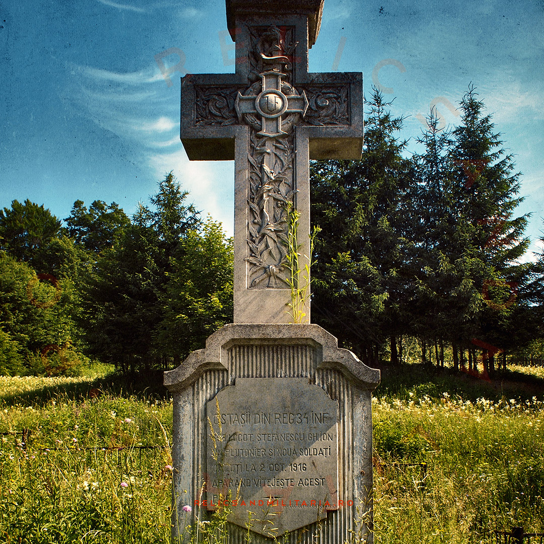 Cimitirul și Monumentul Eroilor din Primul Razboi Mondial Gura Siriului WW1 Romania 
