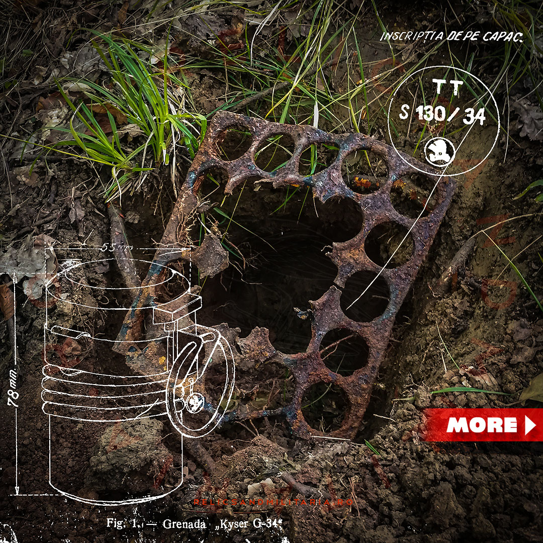 Metal Detecting in Romania WW2 Relics Romanian Kyser G-34 Grenade