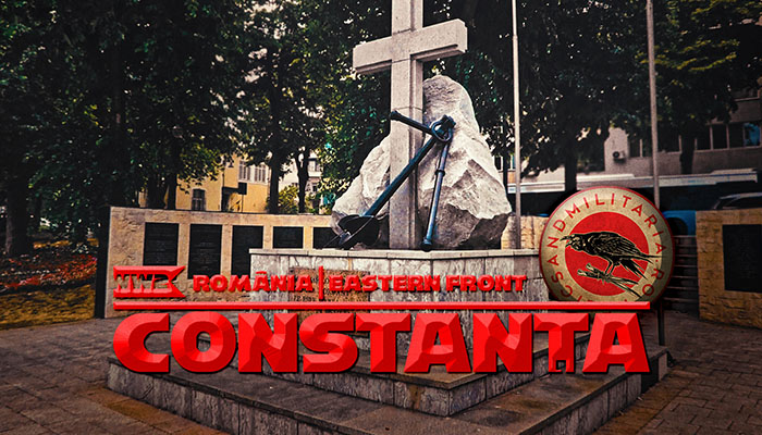 ROMÂNIA IN WW2 - MEMORIAL CROSS FOR SAILORS LOST AT SEA Constanta