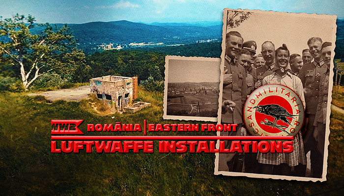 WW2 Luftwaffe Flak 5 German bunkers and fortifications instalations in Romania - Moreni